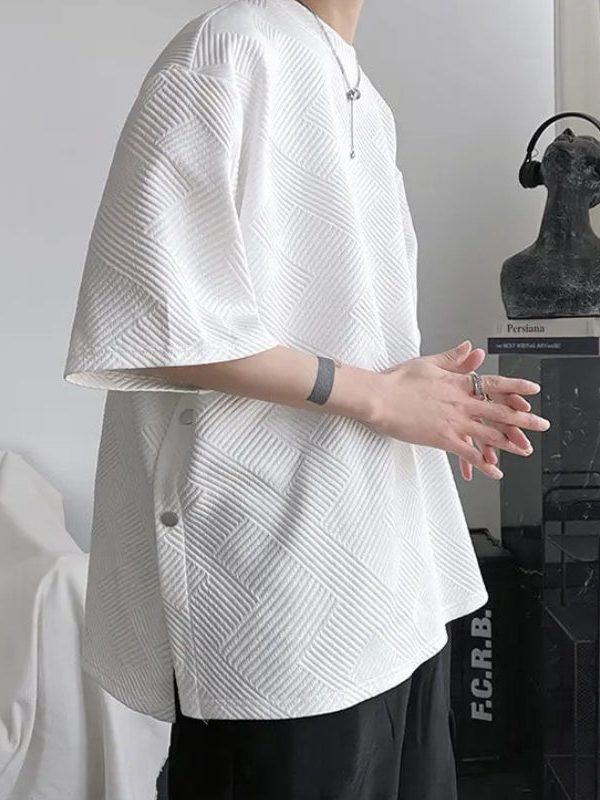 Soft Boy Snap Button Up Tee