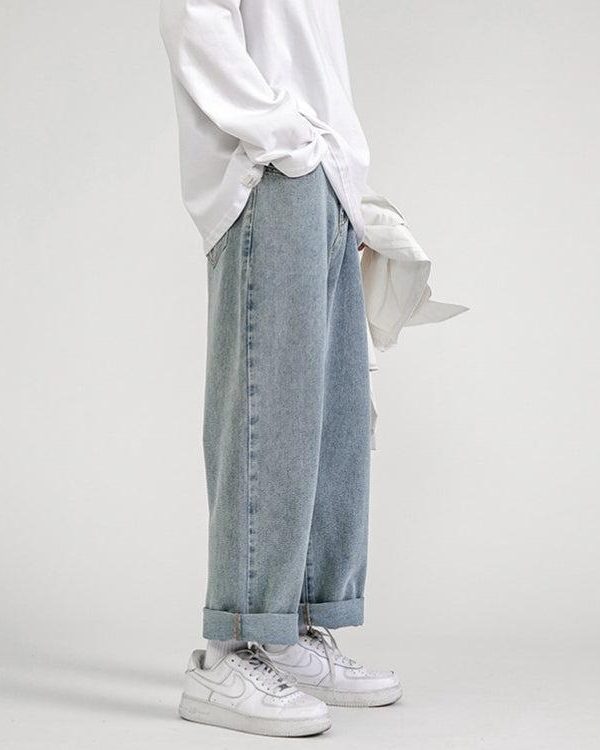 Soft Boy Washed Baggy Jeans