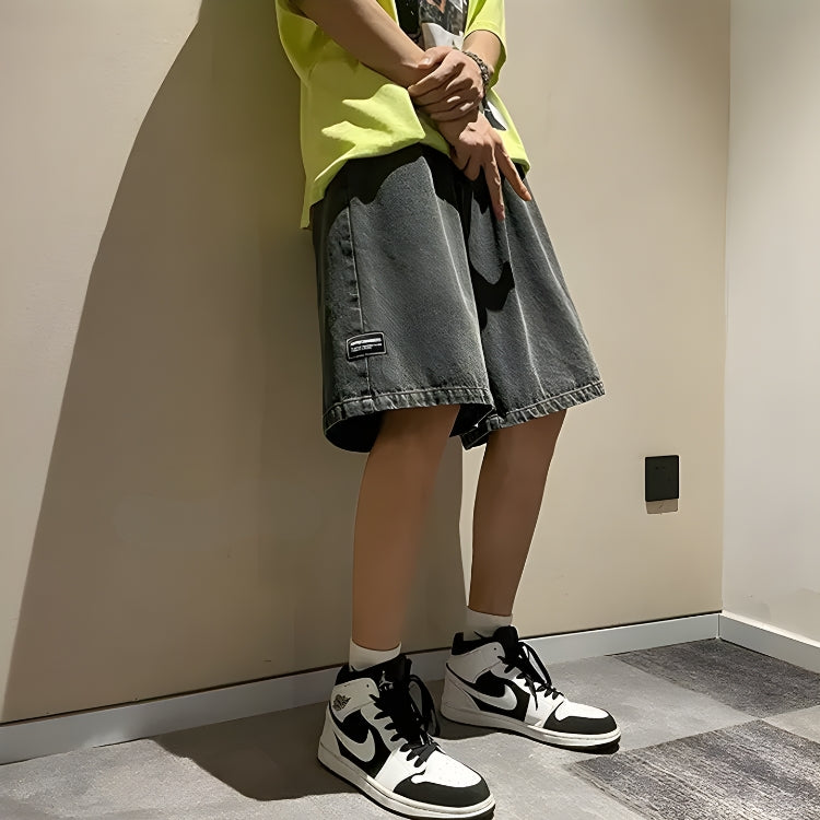 Soft Boy Wide Leg Wash Shorts Soft Boy Wide Leg Wash Shorts