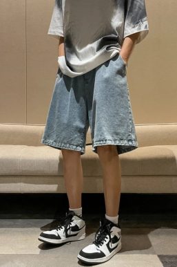 Soft Boy Wide Leg Wash Shorts