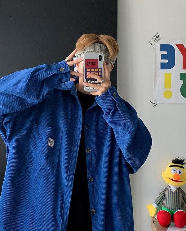 Soft Corduroy Casual Shirt