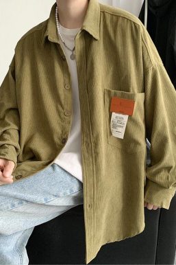 Soft Corduroy Casual Shirt
