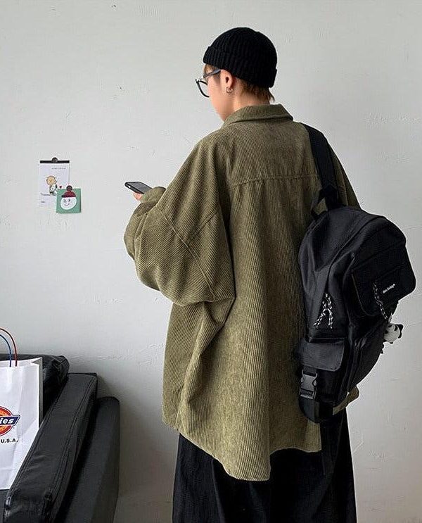 Soft Corduroy Casual Shirt