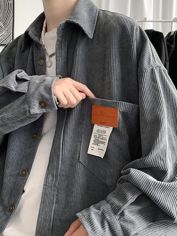 Soft Corduroy Casual Shirt