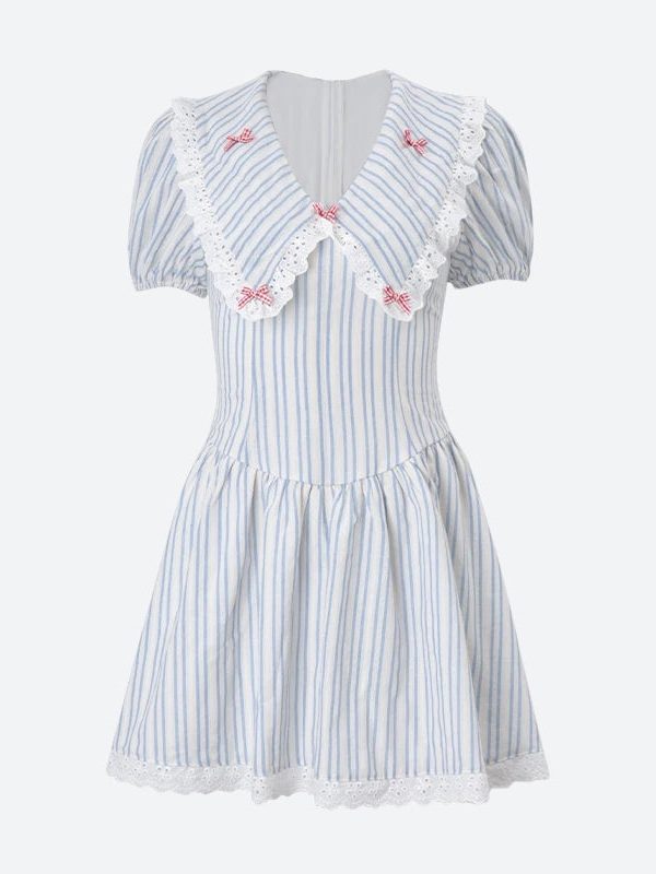 Soft Girl Chelsea Collar Mini Dress