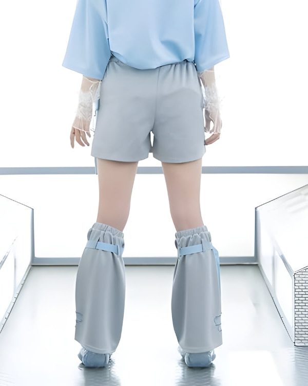 Soft Girl Cloud Wings Leg Warmers