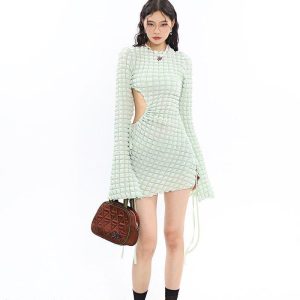 Soft Girl Cut Out Mini Dress