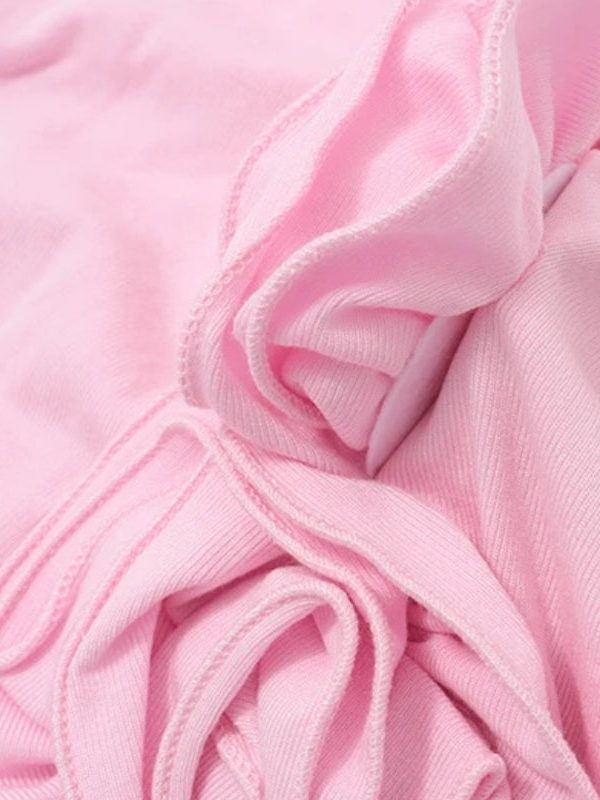 Soft Girl Floral Halter Top