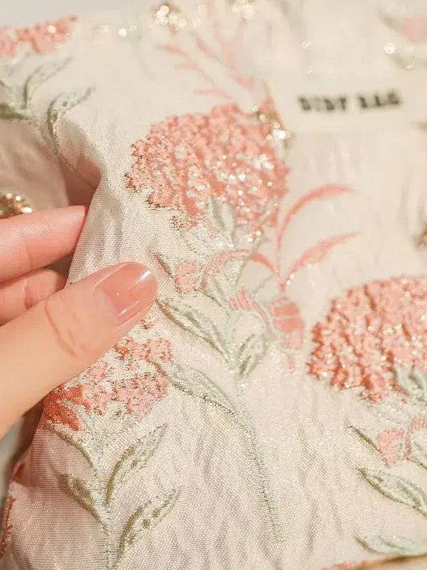 Soft Girl Floral Makeup Bag