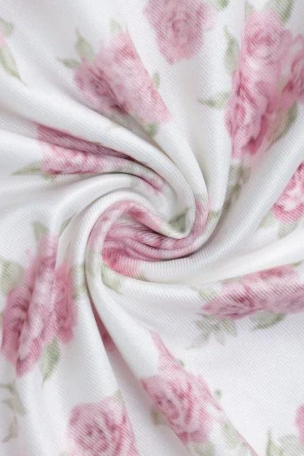 Soft Girl Floral Tube Mini Dress