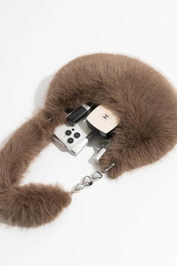 Soft Girl Fluffy Multifunctional Bag