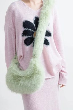 Soft Girl Fluffy Multifunctional Bag