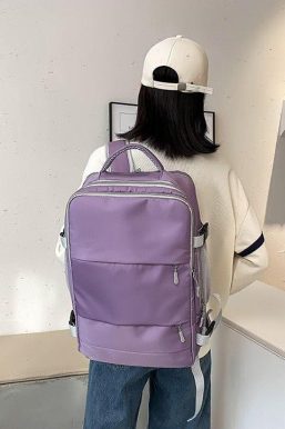 Soft Girl Hidden Pockets Travel Backpack