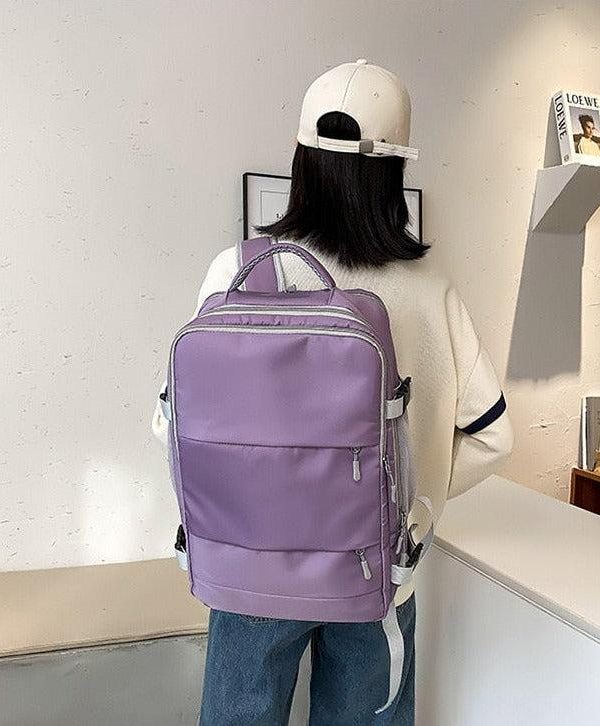 Soft Girl Hidden Pockets Travel Backpack
