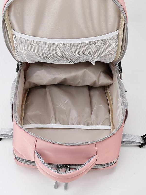 Soft Girl Hidden Pockets Travel Backpack