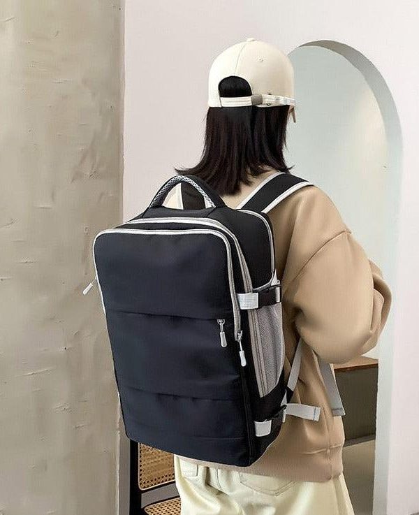 Soft Girl Hidden Pockets Travel Backpack