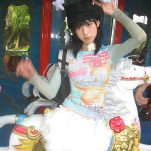 Soft Girl Imperfect World Drawstring Top