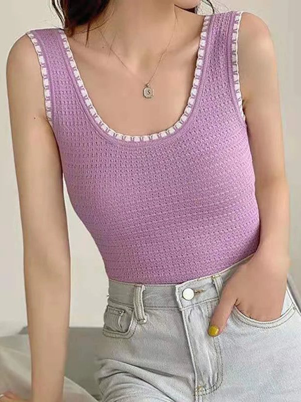 Soft Girl Knitted Tank Top