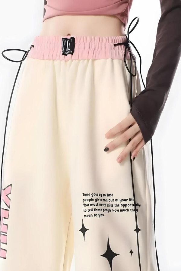 Soft Girl Lace Up Sweatpants