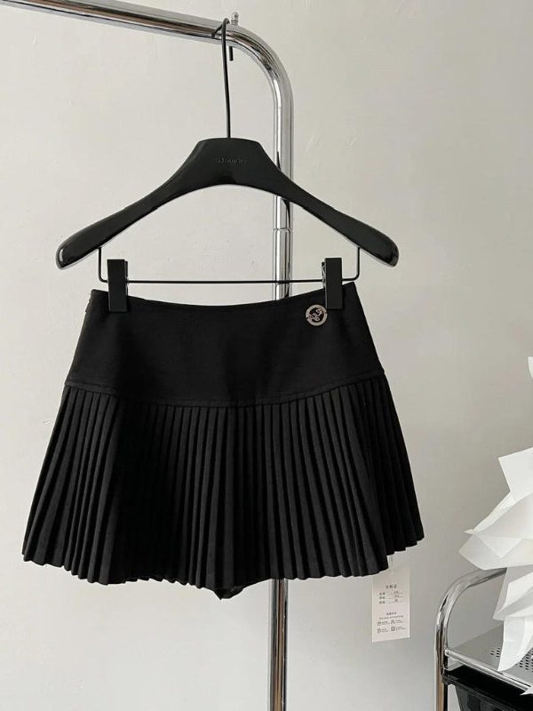 Soft Girl Pleated High Rise Mini Skort