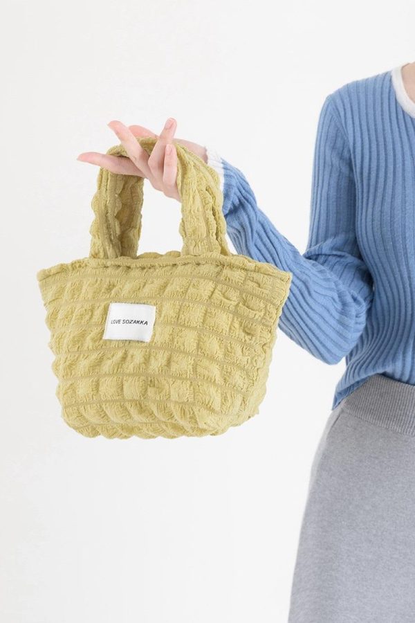 Soft Girl Popcorn Handbag