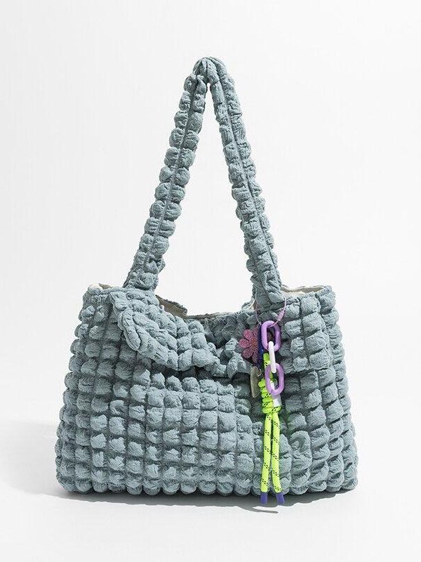 Soft Girl Popcorn Keychain Handbag