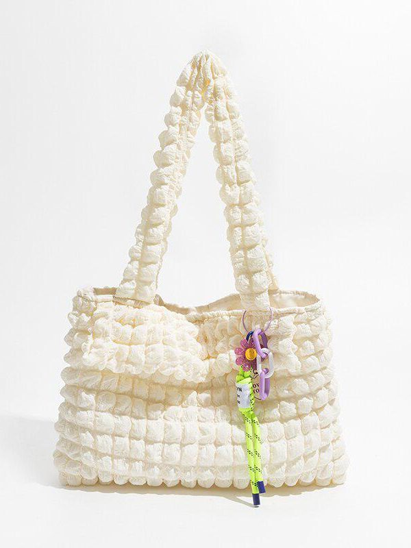 Soft Girl Popcorn Keychain Handbag