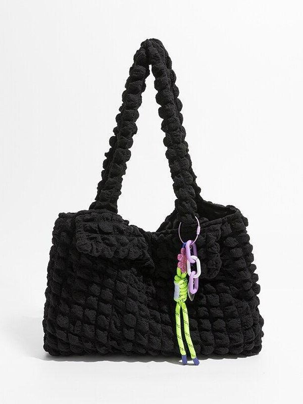 Soft Girl Popcorn Keychain Handbag