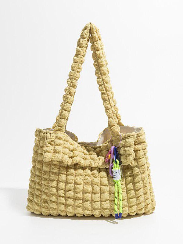 Soft Girl Popcorn Keychain Handbag