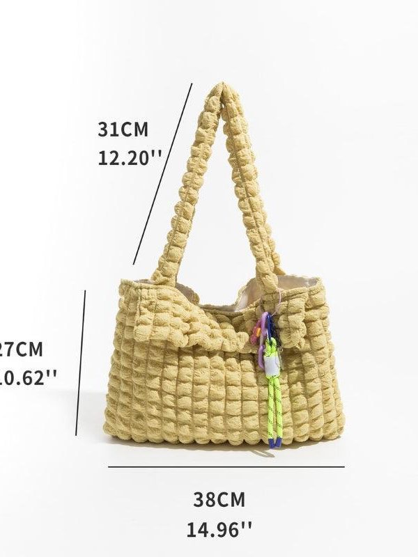 Soft Girl Popcorn Keychain Handbag