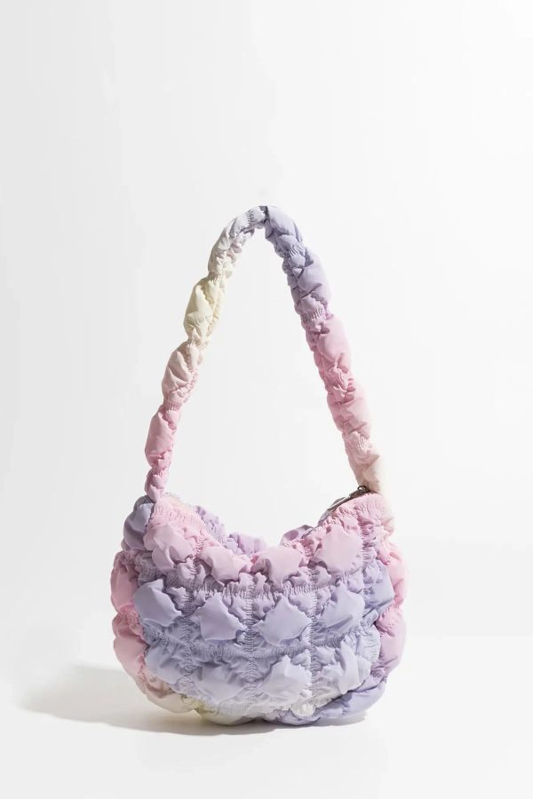 Soft Girl Rainbow Quilted Bag