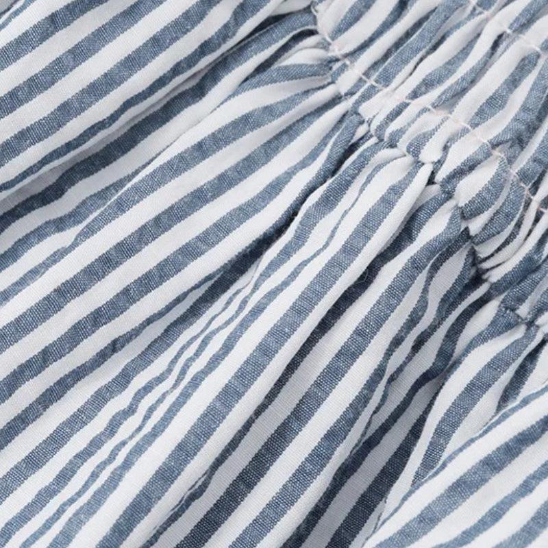 Soft Girl Striped Ruched Mini Dress Soft Girl Striped Ruched Mini Dress