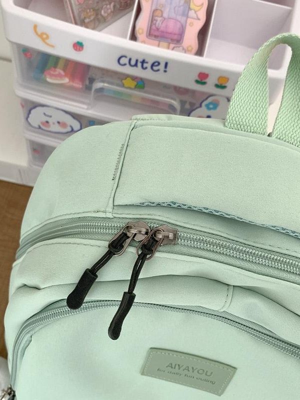 Soft Girl Waterproof School Backpack