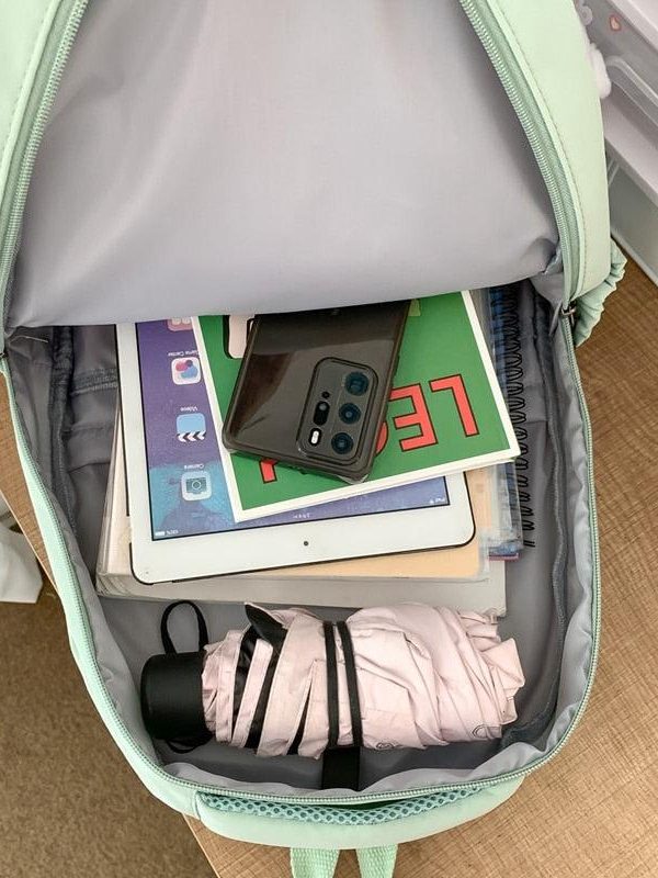 Soft Girl Waterproof School Backpack