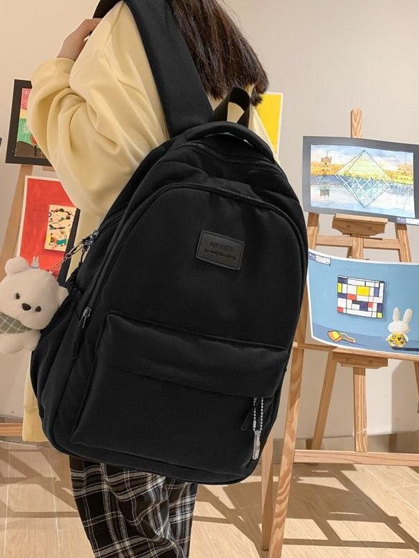 Soft Girl Waterproof School Backpack