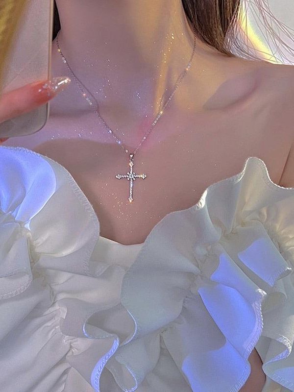 Sparkle Cross Necklace