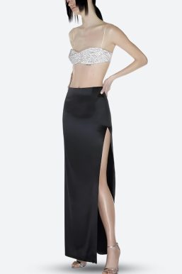 Sparkle Rhinestone Bra Crop Top