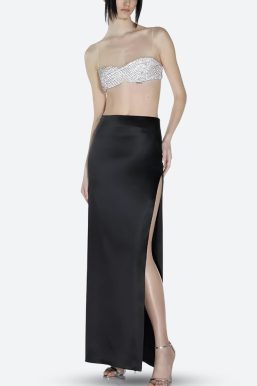 Sparkle Rhinestone Bra Crop Top