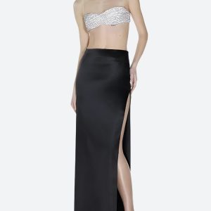 Sparkle Rhinestone Bra Crop Top