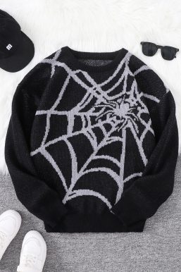 Spiderweb Pullover Sweater