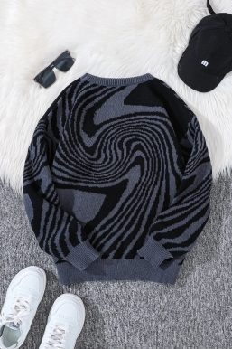 Spiral Pullover Sweater