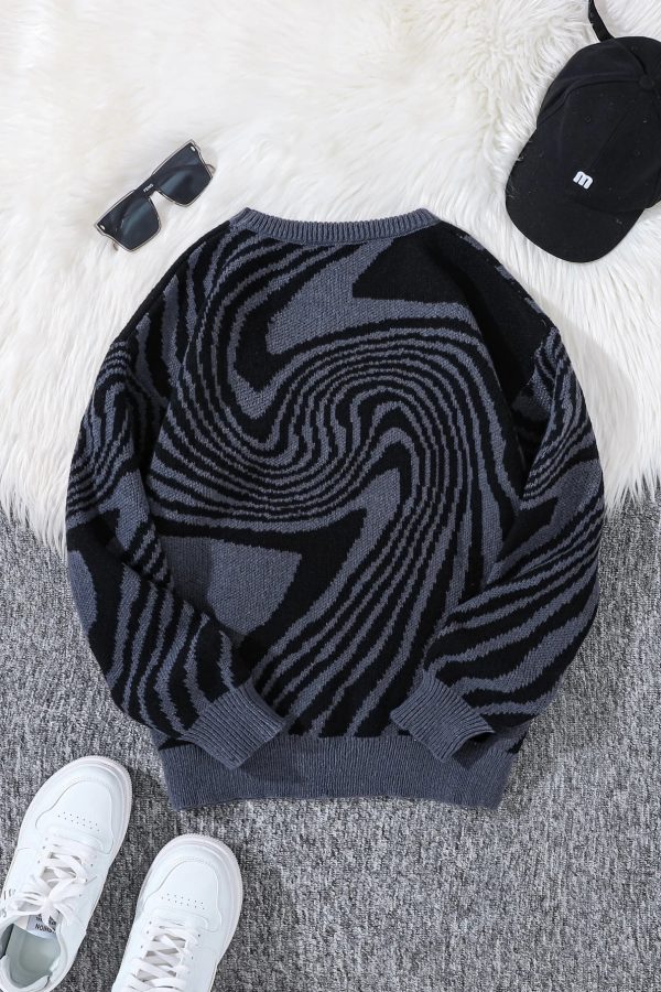 Spiral Pullover Sweater