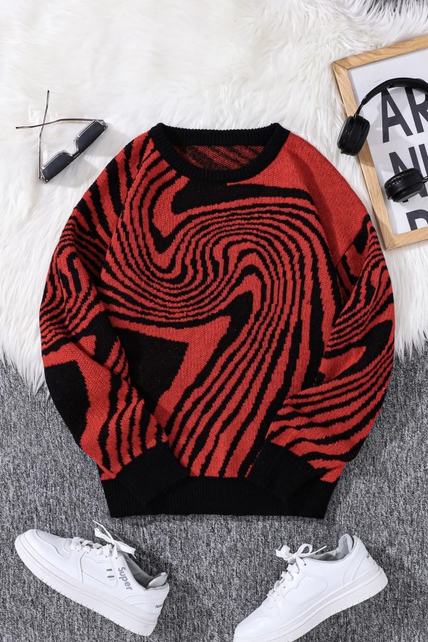 Spiral Pullover Sweater