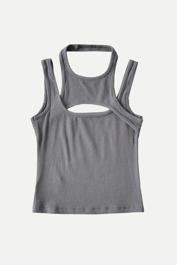 Sporty Asymmetric Tank Top