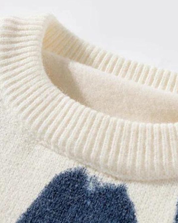 Spray Paint Soft Touch Knitted Sweater