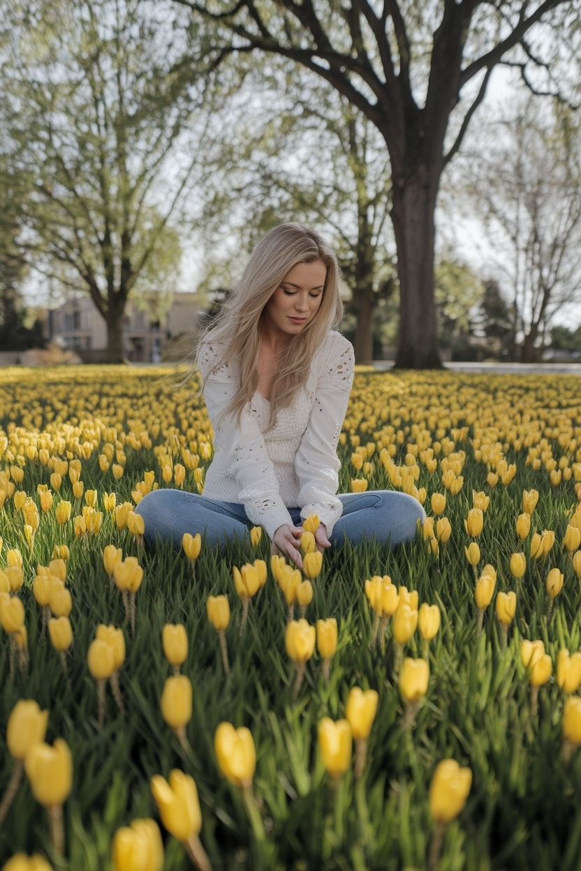 spring affirmations renewal for a fresh start outfit idea