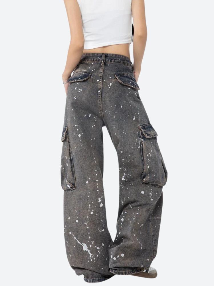 Stained Cargo Jeans Stained Cargo Jeans