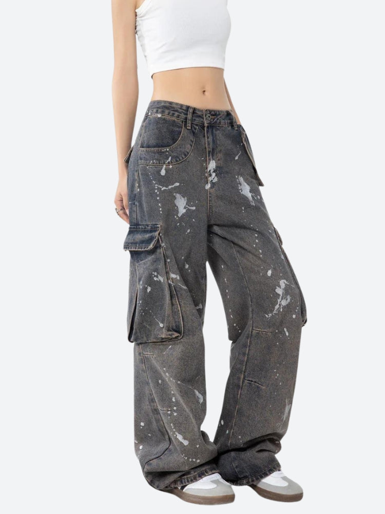 Stained Cargo Jeans Stained Cargo Jeans