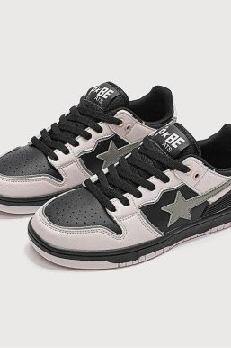 Star Embroidered Multicolor Sneakers