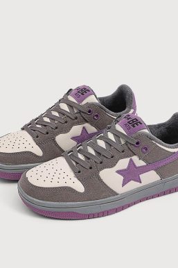 Star Embroidered Multicolor Sneakers